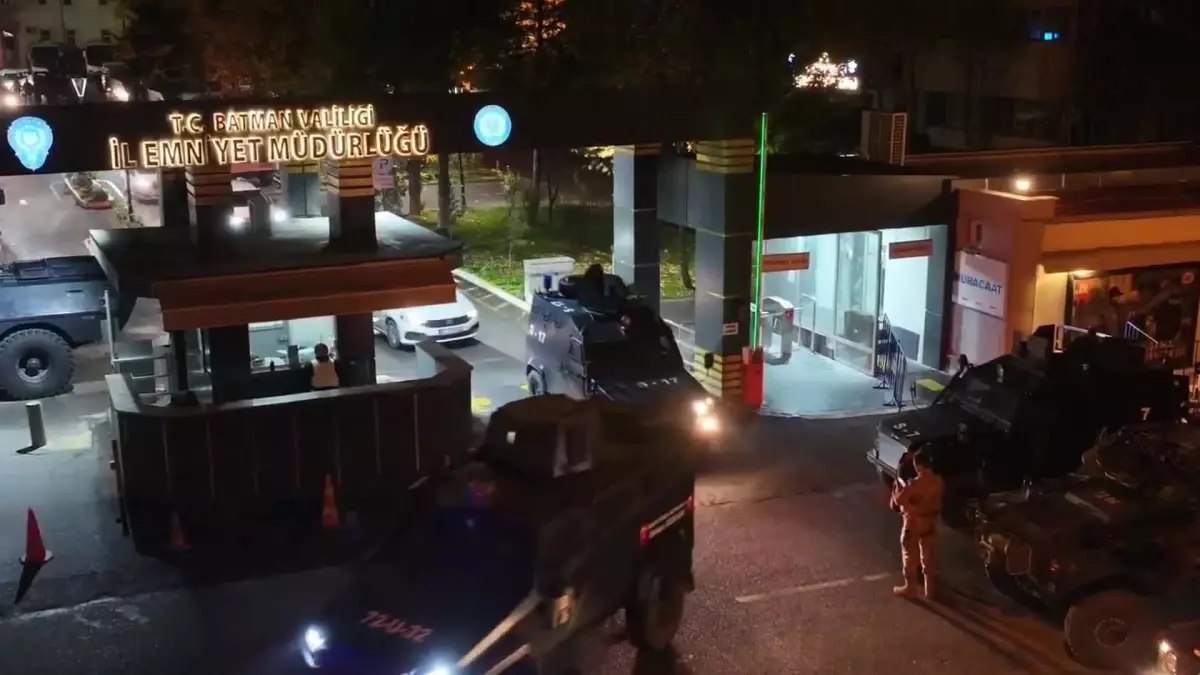 Batman’da Kayyum Protestosuna Karışan 24 Şüpheli Yakalandı